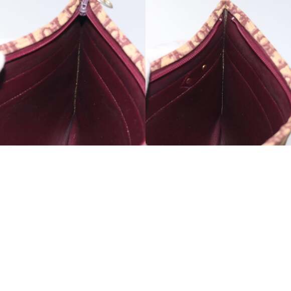 DIOR Trotter Canvas Shoulder Bag Red Gold - Picture 12 of 12